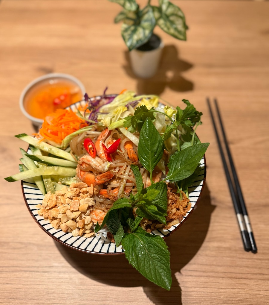 26.-BUN-med-Rejer 26. Bun Rejer - Billede 1