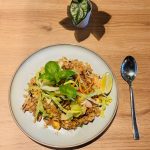 45. Stegte Ris Svinekød